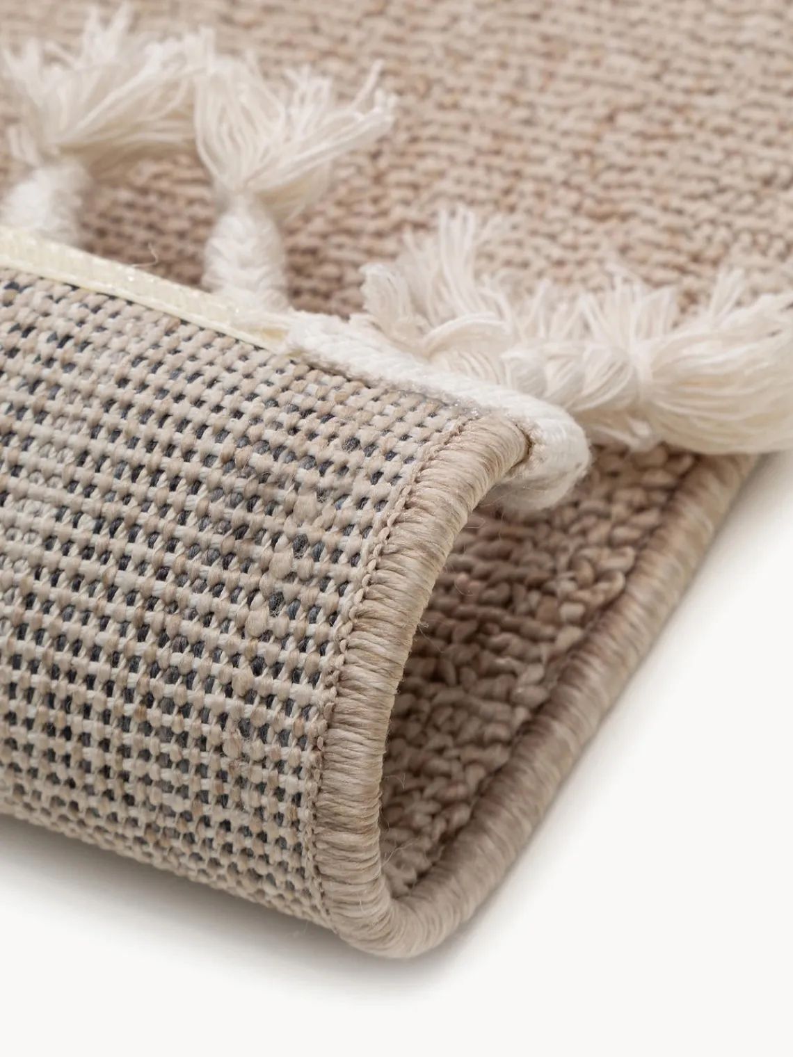 Outlet Benuta Tapis pour enfant avec pompons Momo Beige, beige clair