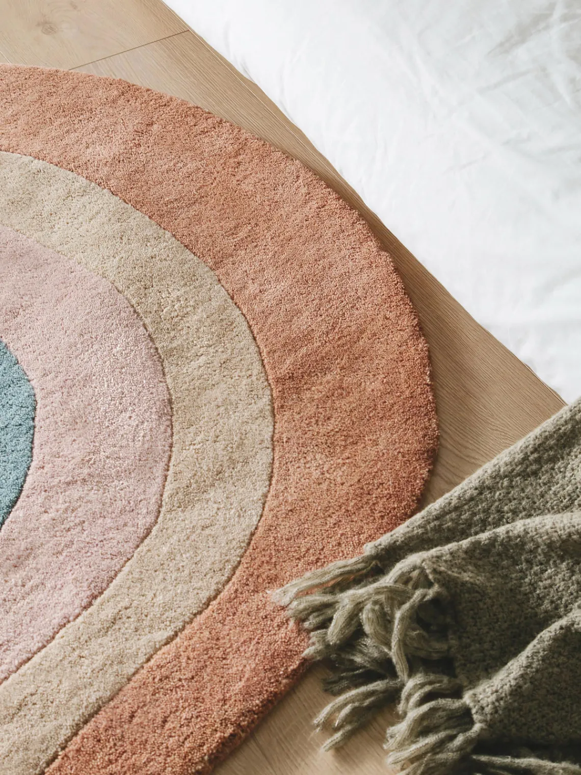 Discount Benuta Tapis pour enfant en laine tufté main Rainbow