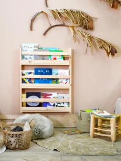 New Lorena Canals Tapis pour enfant tissé à la main Mini Monstera