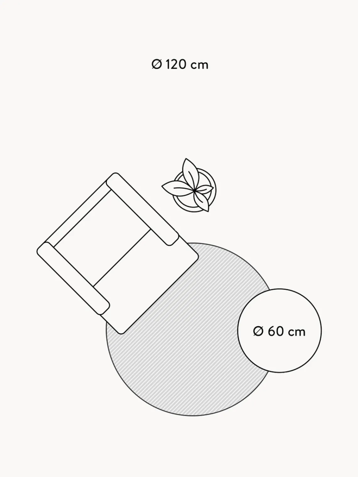 Discount Benuta Tapis rond pour enfant avec pompons Momo