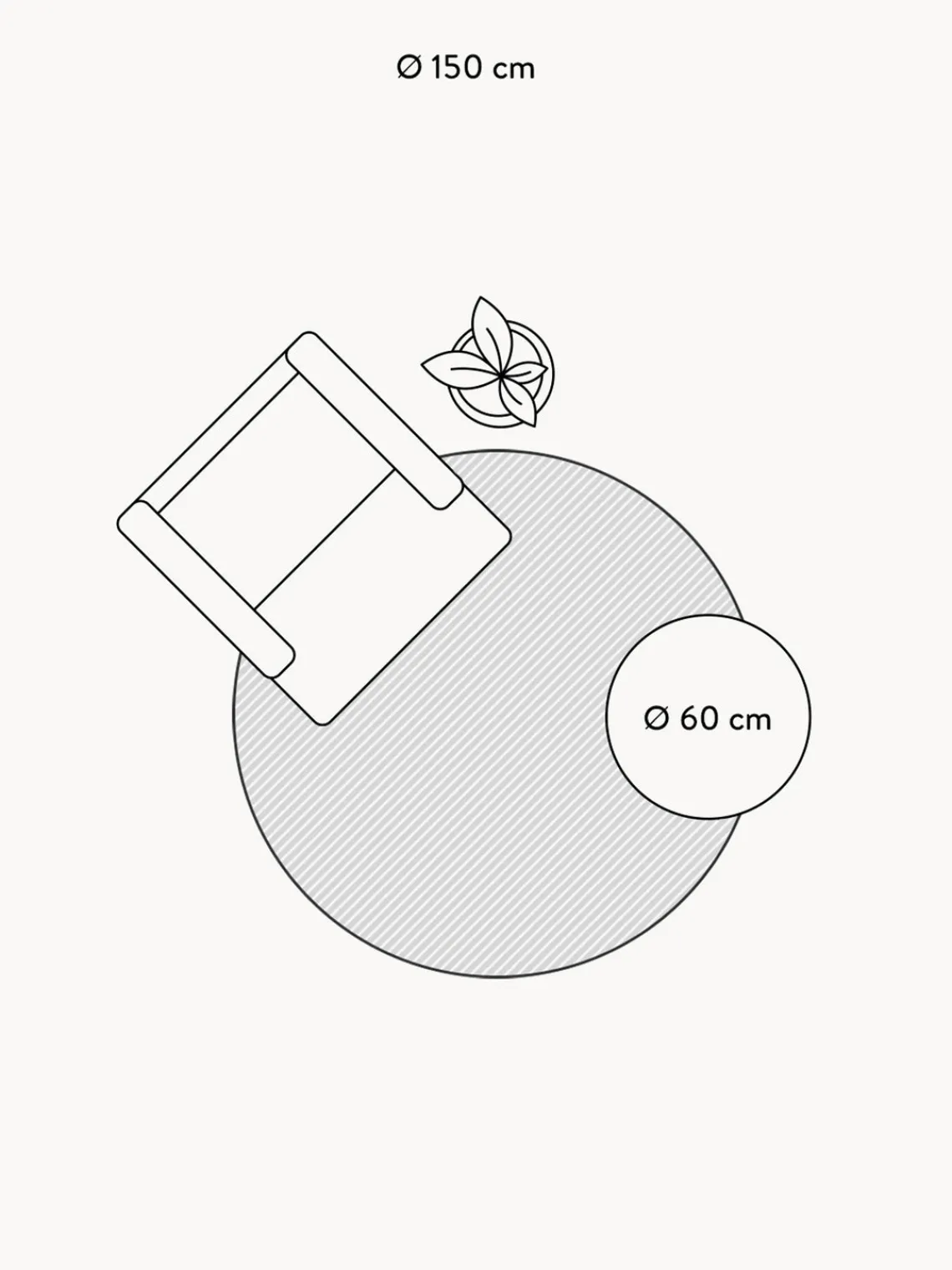 Hot Lorena Canals Tapis rond pour enfant design ABC Vieux rose, beige clair