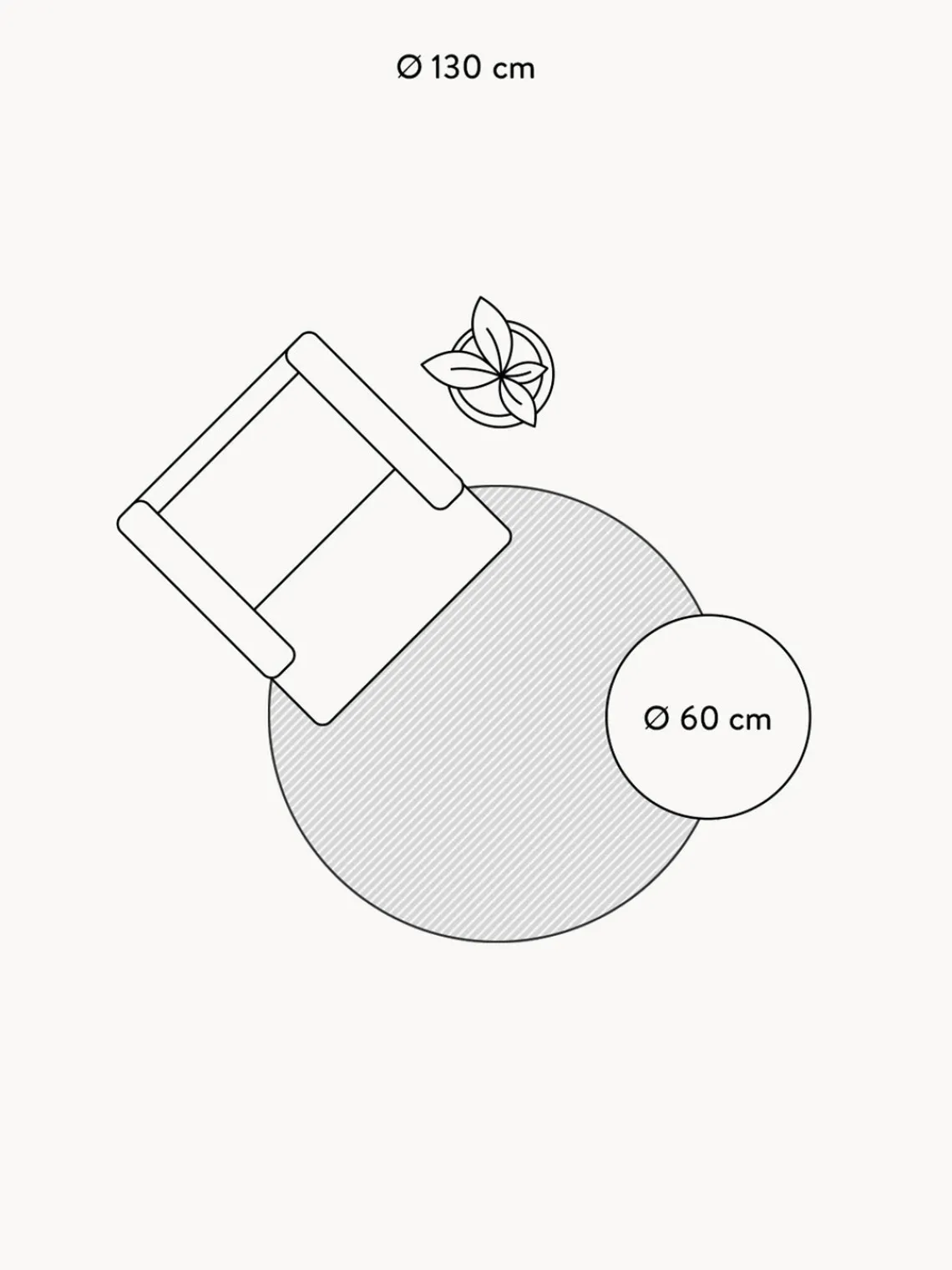 Sale Bloomingville Mini Tapis rond pour enfant Space