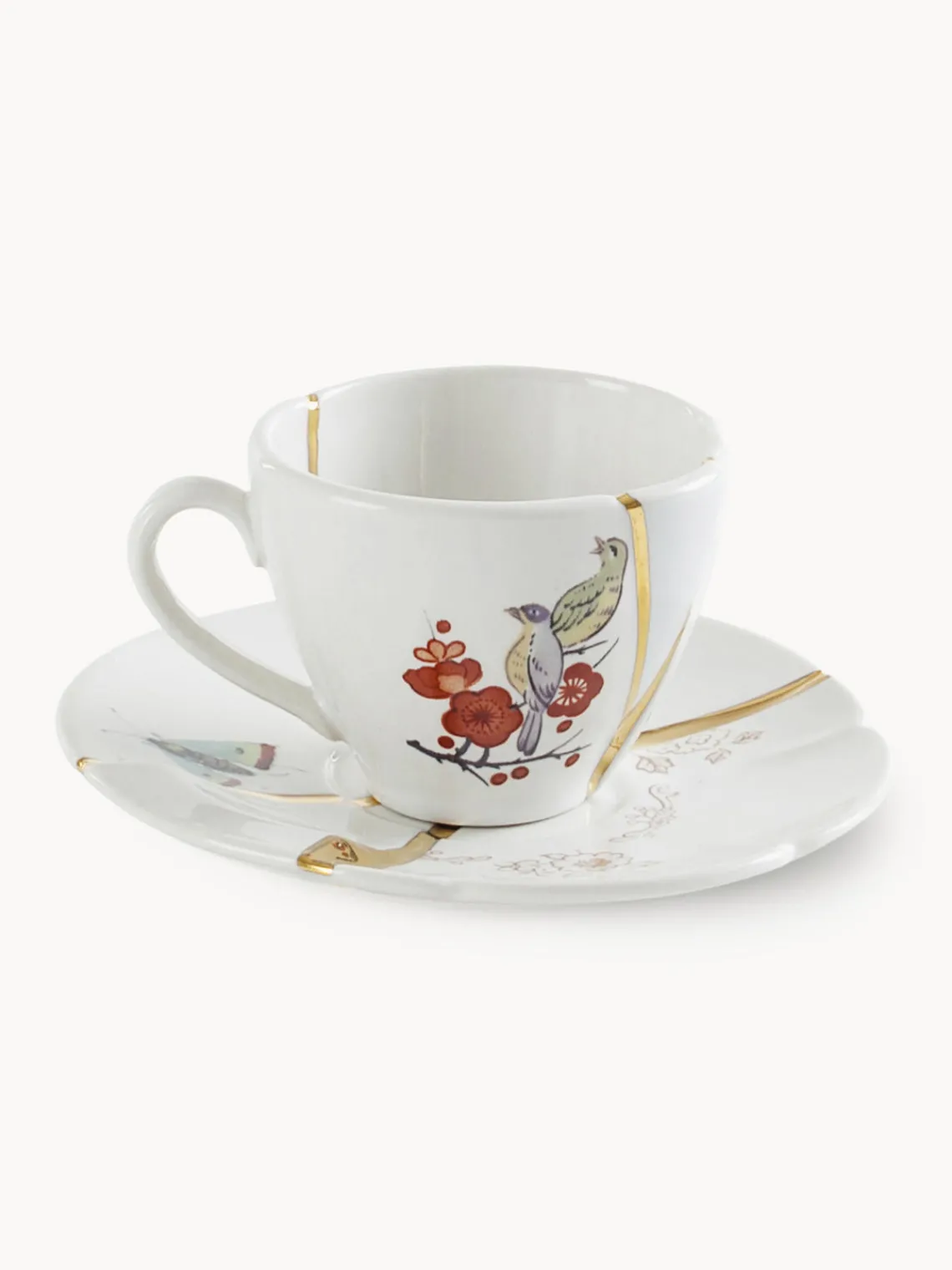 Clearance SELETTI Tasse à expresso avec sous-tasse Kintsugi