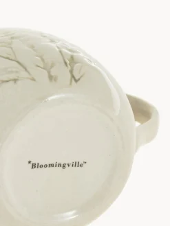 New Bloomingville Tasse artisanale avec motif botanique Bea