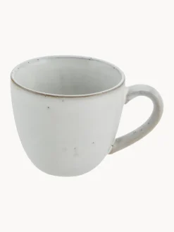 Discount Broste Copenhagen Tasse avec sous-tasse artisanale Nordic Sand Gris clair, chiné