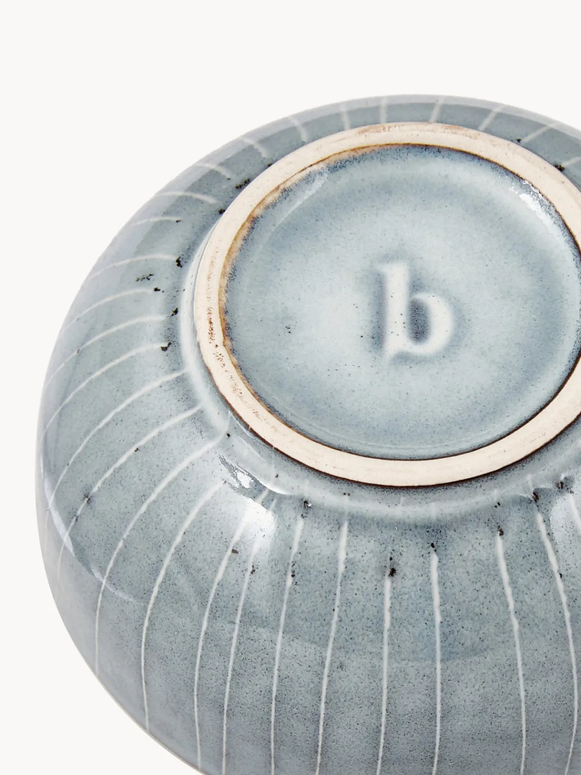 Best Broste Copenhagen Tasse avec sous-tasse artisanale Nordic Sea Gris-bleu, chiné