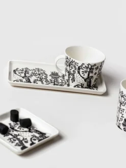 New iittala Tasse en porcelaine Taika, 200 ml Noir, blanc