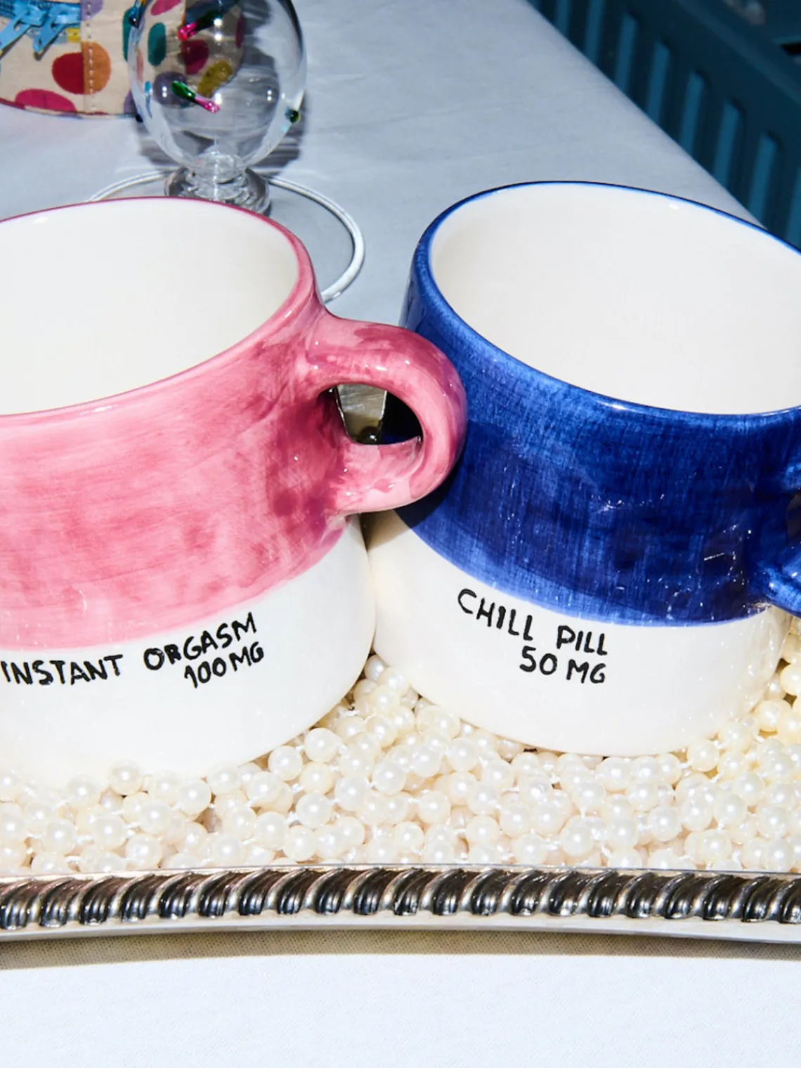 Online Anna + Nina Tasse XL peinte à la main Chill Pill