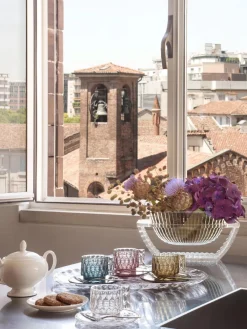Best Kartell Tasses à café avec sous-tasses Jellies, 4 pièces Rose