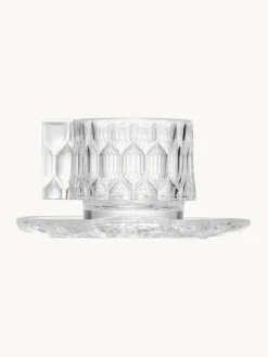 Sale Kartell Tasses à café avec sous-tasses Jellies, 4 pièces Transparent