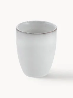 Online Broste Copenhagen Tasses à expresso artisanales Nordic Sand, 6 pièces Gris clair, chiné