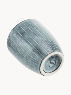 Clearance Broste Copenhagen Tasses à expresso artisanales Nordic Sea, 6 pièces Gris-bleu, chiné