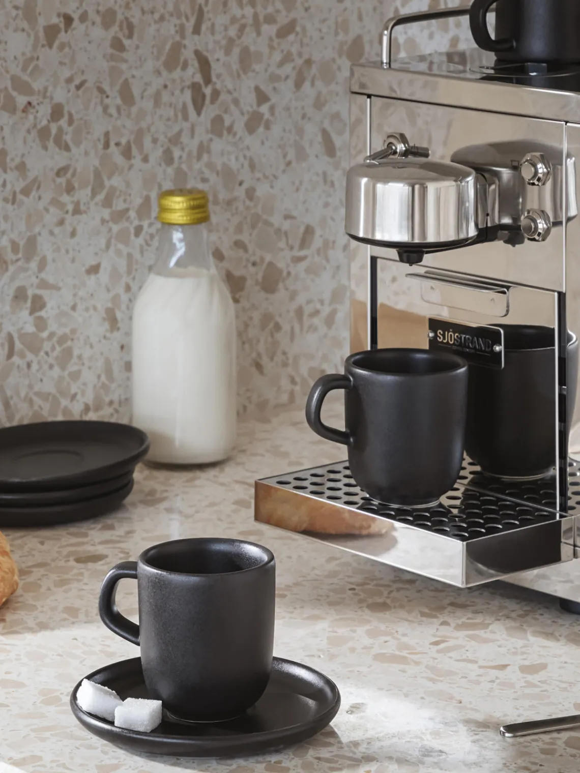 Online Eva Solo Tasses à expresso avec sous-tasses Nordic Kitchen, 4 pièces