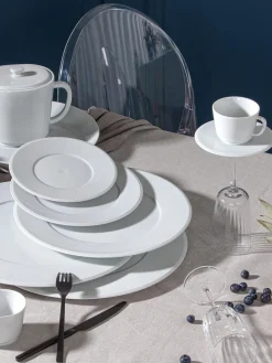 Clearance Meissen Tasses à expresso avec sous-tasses en porcelaine Vitruv, 2 pièces