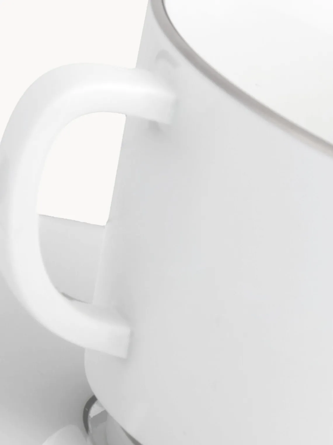 Outlet Meissen Tasses à expresso avec sous-tasses en porcelaine Vitruv, 2 pièces