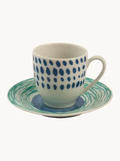 Outlet Villa D'Este Home Tivoli Tasses à expresso avec sous-tasses Marea, 6 élém.