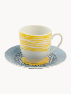Outlet Villa D'Este Home Tivoli Tasses à expresso avec sous-tasses Marea, 6 élém.