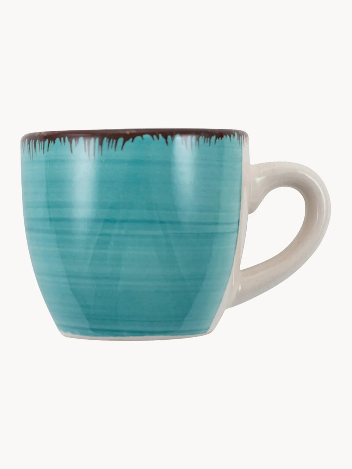 Best Villa D'Este Home Tivoli Tasses à expresso peintes à la main avec sous-tasses Baita, 6 élém. Multicolore