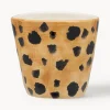 Outlet Anna + Nina Tasses à expresso peintes à la main Leopard, 2 pièces