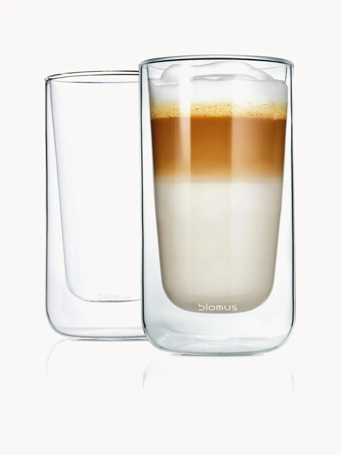 New blomus Tasses à macchiato double paroi Nero, 2 pièces