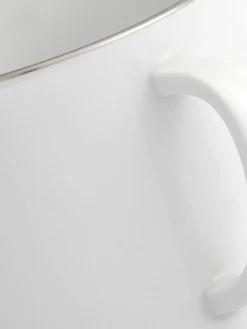 Clearance Meissen Tasses artisanales en porcelaine Vitruv, 2 pièces Blanc avec bord platine