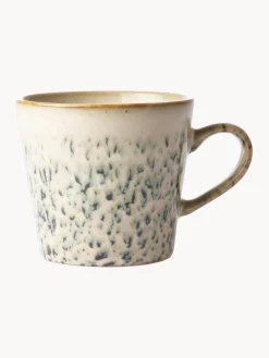 Sale HKLIVING Tasses artisanales 70's, 4 élém. Tons verts, tons beiges