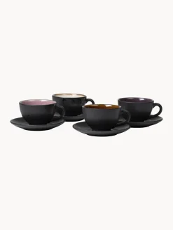 Clearance BITZ Tasses avec sous-tasse Etsy, 4 élém.