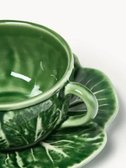 Sale BORDALLO PINHEIRO Tasses avec sous-tasses Cabbage, 4 pièces
