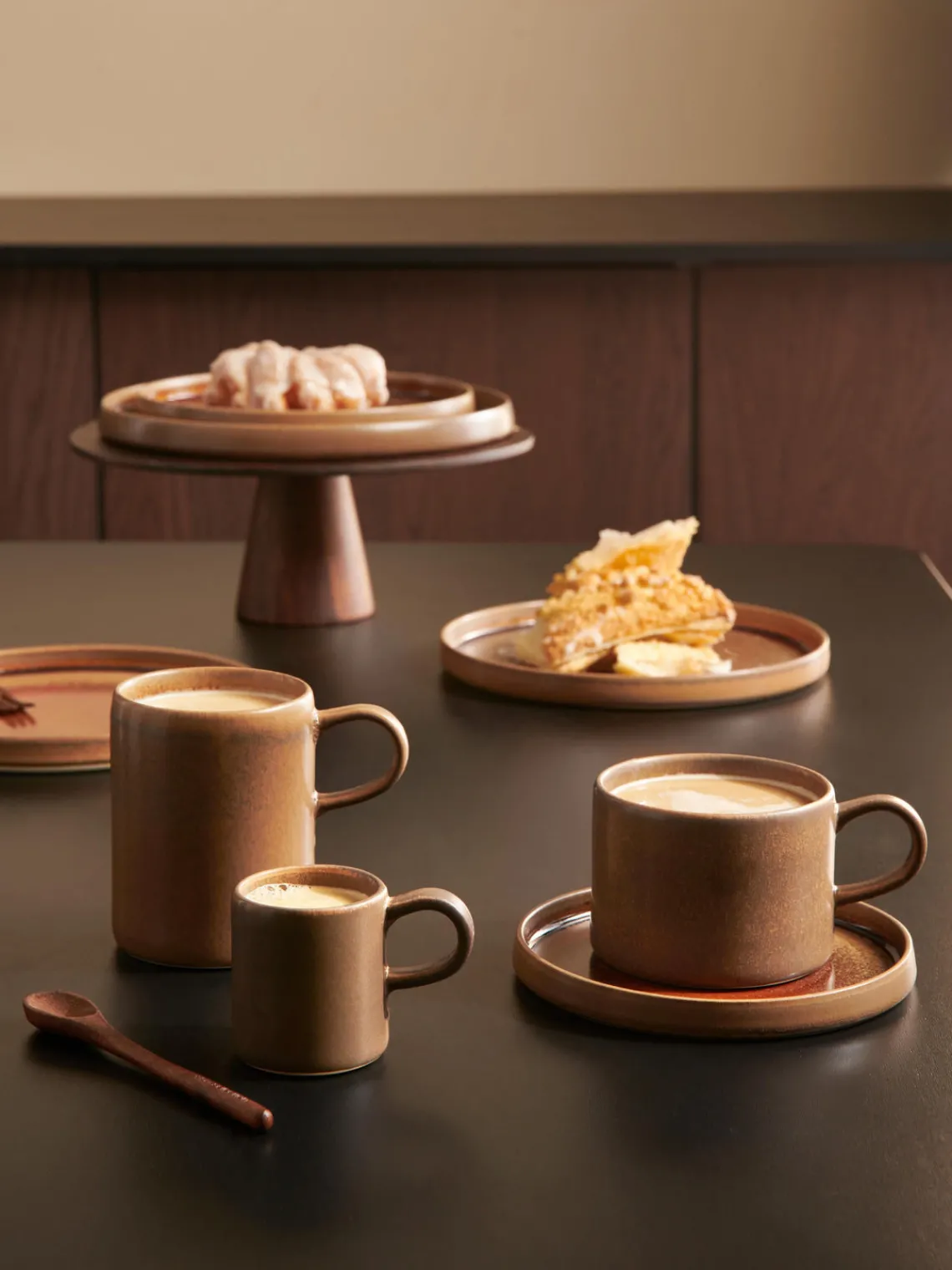 Sale ASA Selection Tasses émaillées Gobi, 6 pièces Taupe, brun
