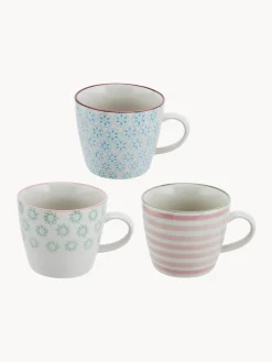 Best Bloomingville Tasses peintes à la main Patrizia, 3 élém.