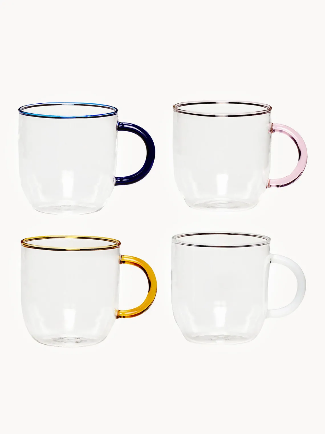 Outlet Hübsch Tasses soufflées bouche Kiosk, 4 élém.