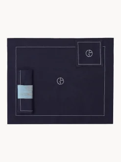Best Armani Casa Textiles de cuisine cool, 4 élém. Tons bleus