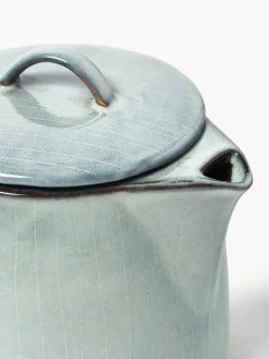Discount Broste Copenhagen Théière artisanale Nordic Sea, 1 L Gris-bleu, chiné