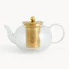 Hot Nordal Théière en verre avec passoire à thé Chili, 1 L
