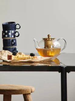 Hot Nordal Théière en verre avec passoire à thé Chili, 1 L