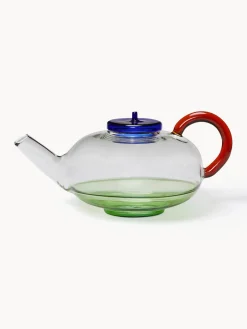 New Hübsch Théière soufflée bouche NoRush, 900 ml