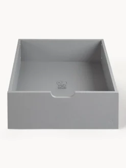 Outlet Sebra Tiroir de lit en bois avec roulettes Baby & Junior Gris foncé