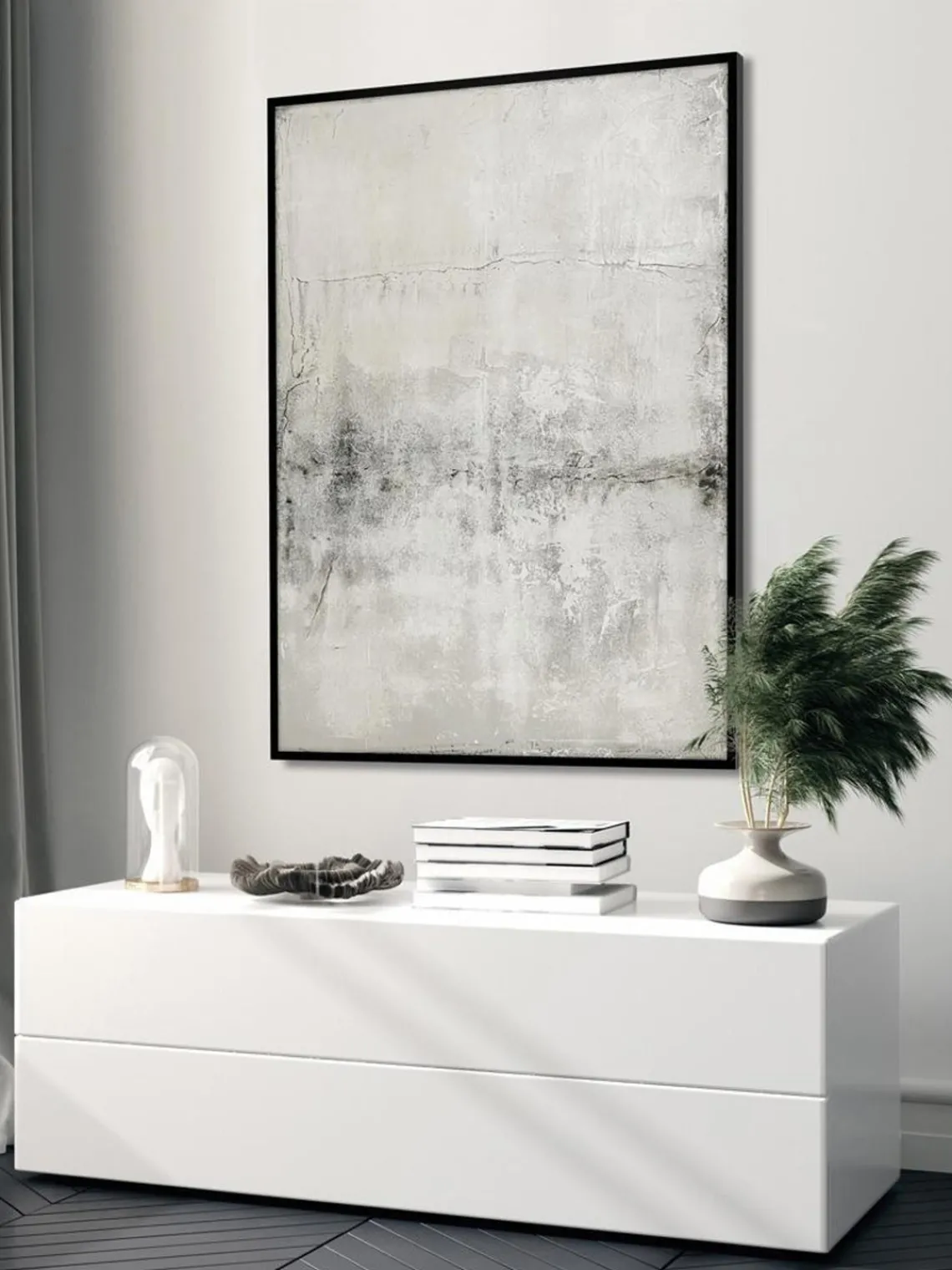 Discount Malerifabrikken Toile peinte à la main encadrée Simple Living
