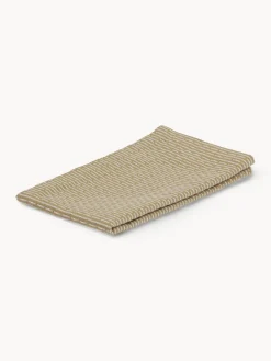 Discount The Organic Company Torchon en coton bio Joseph Beige, blanc