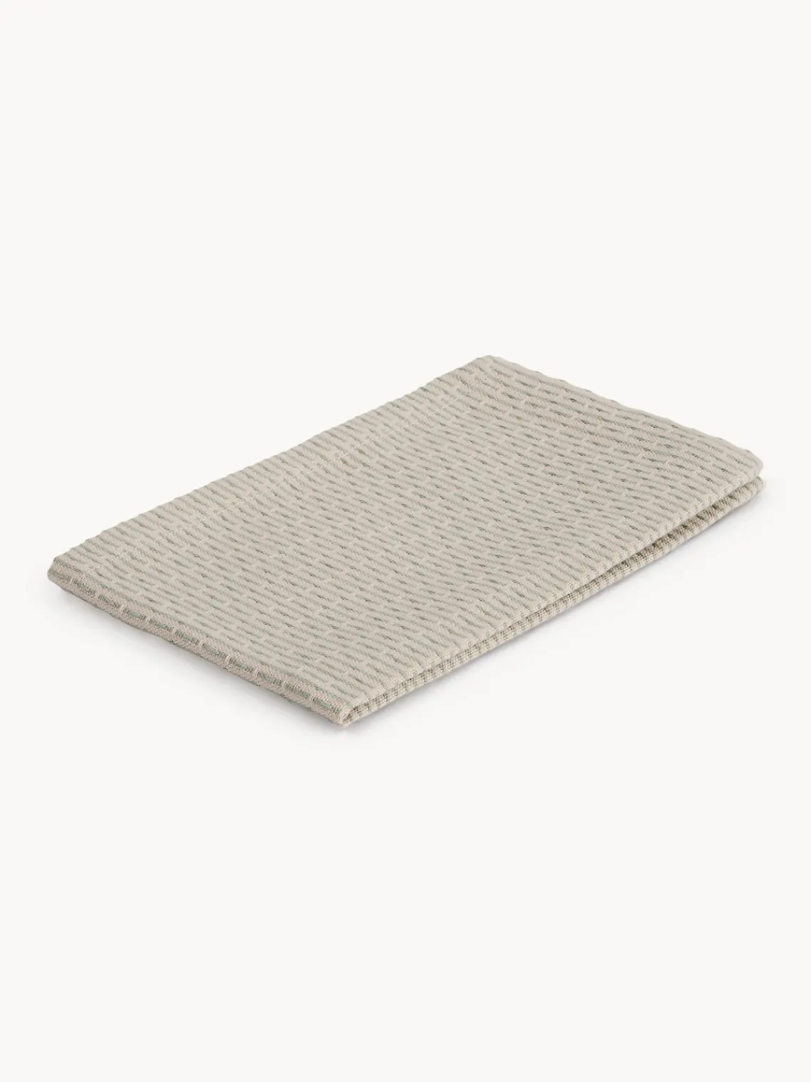 Best The Organic Company Torchon en coton bio Joseph Beige clair, vert menthe