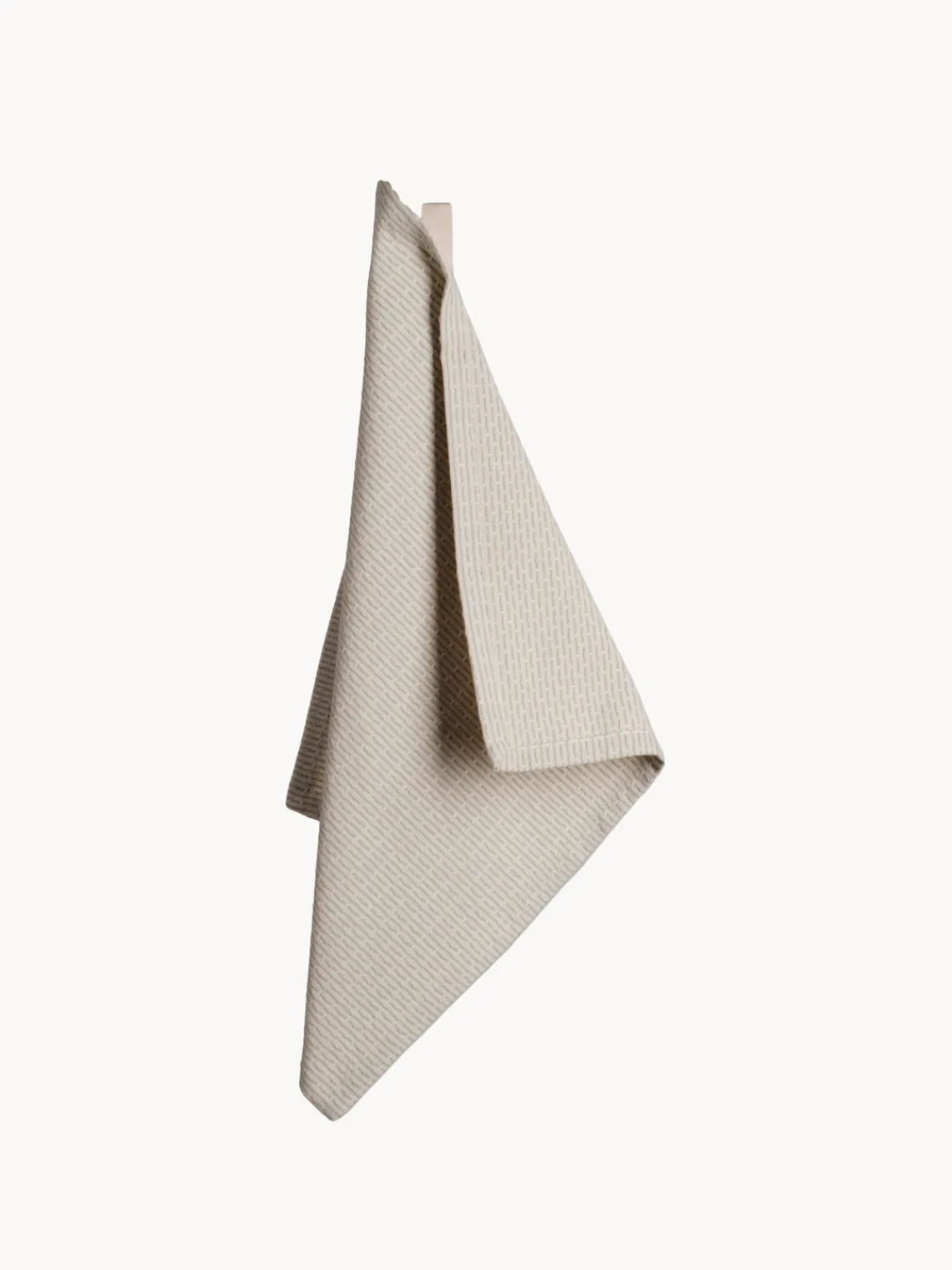 Best The Organic Company Torchon en coton bio Joseph Beige clair, vert menthe