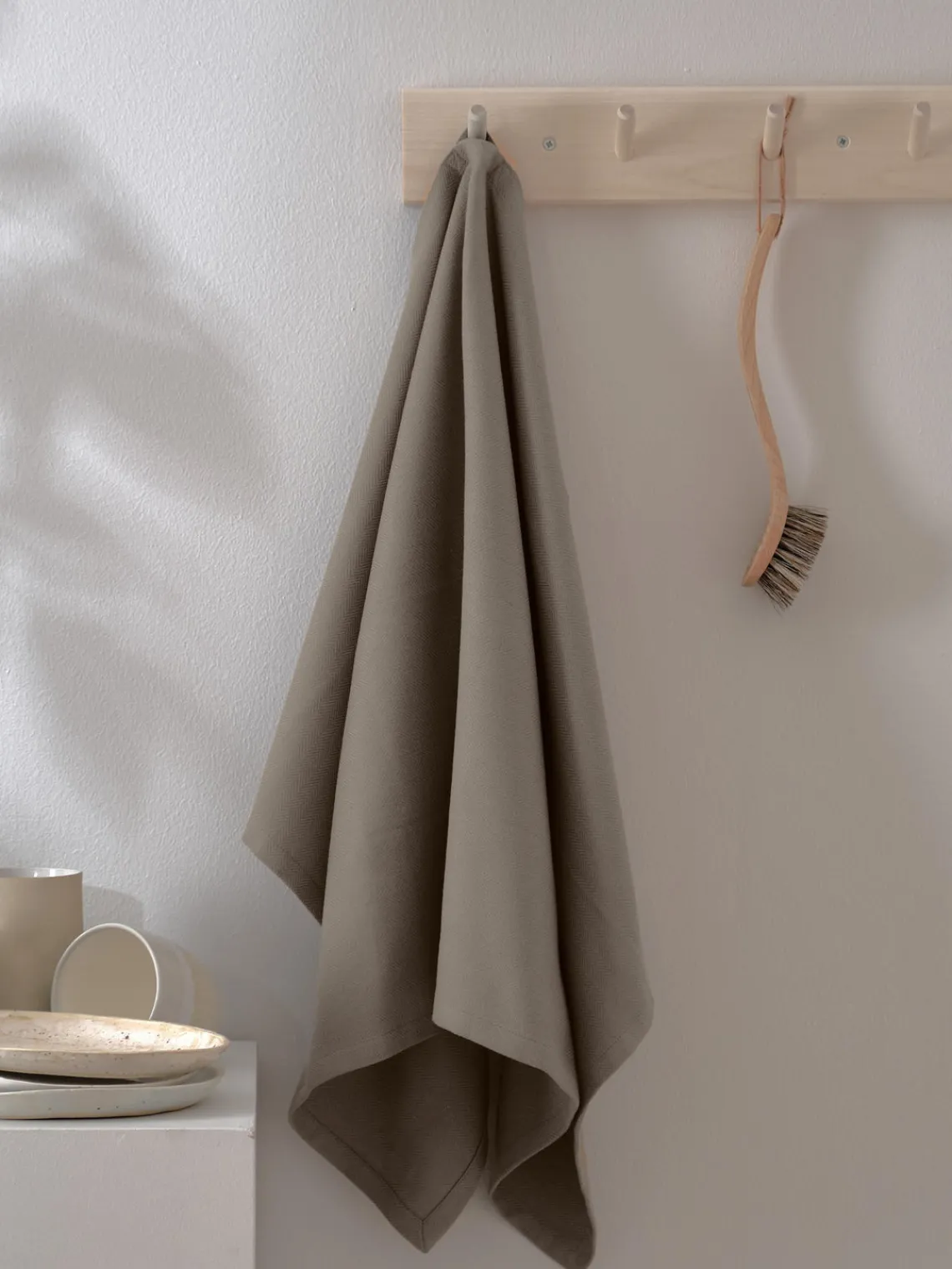 Hot The Organic Company Torchon en coton bio Tangled Brun