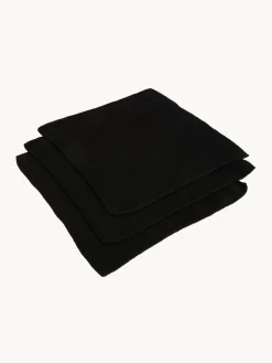 Fashion Södahl Torchons en coton Soft, 3 pièces Noir