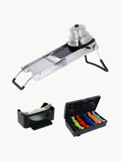 Best De Buyer Trancheuse à julienne en acier inoxydable avec système de contrôle de rotation Mandoline
