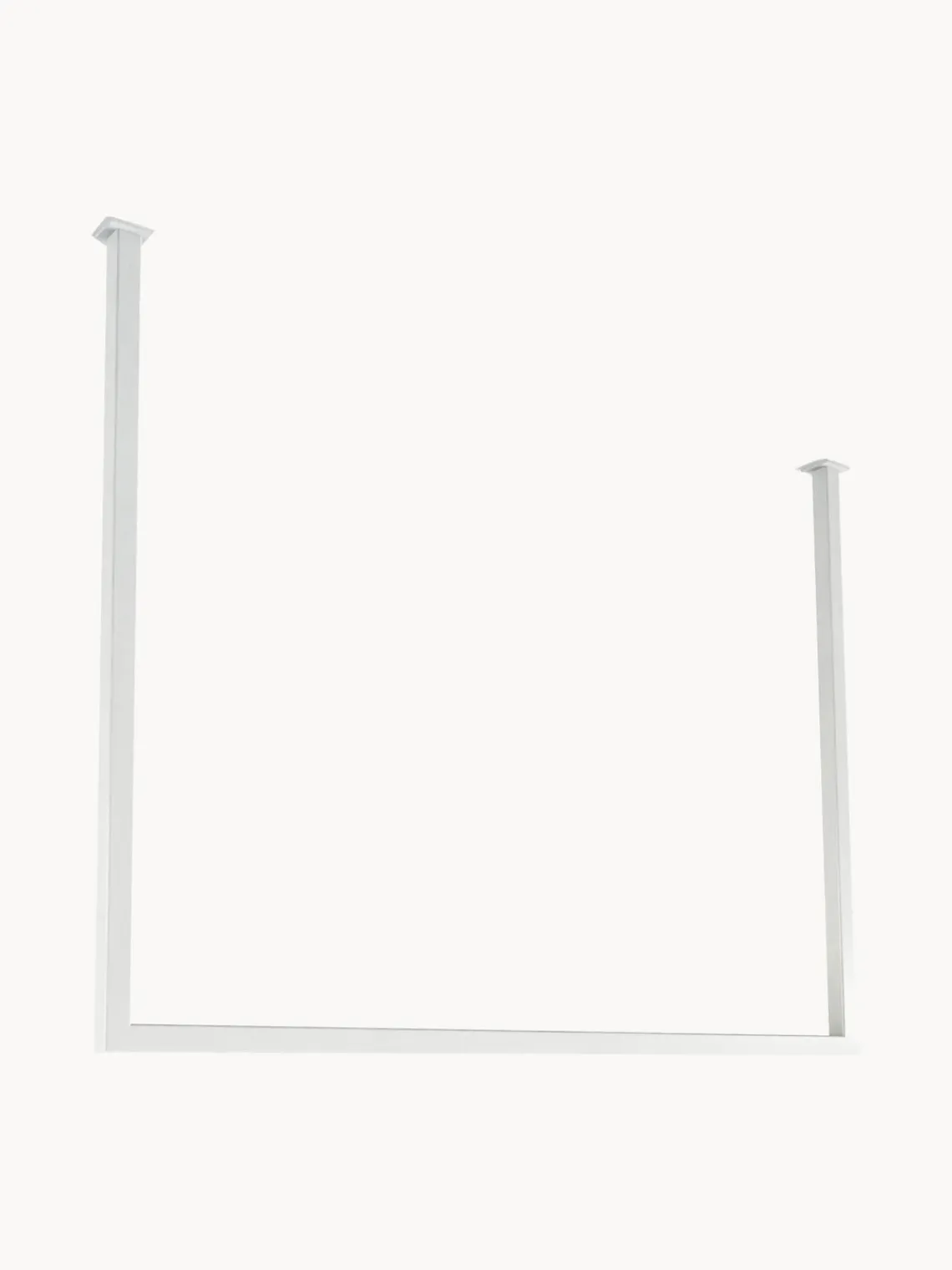 Outlet Metallbude Tringle à vêtements en métal Tensi Blanc