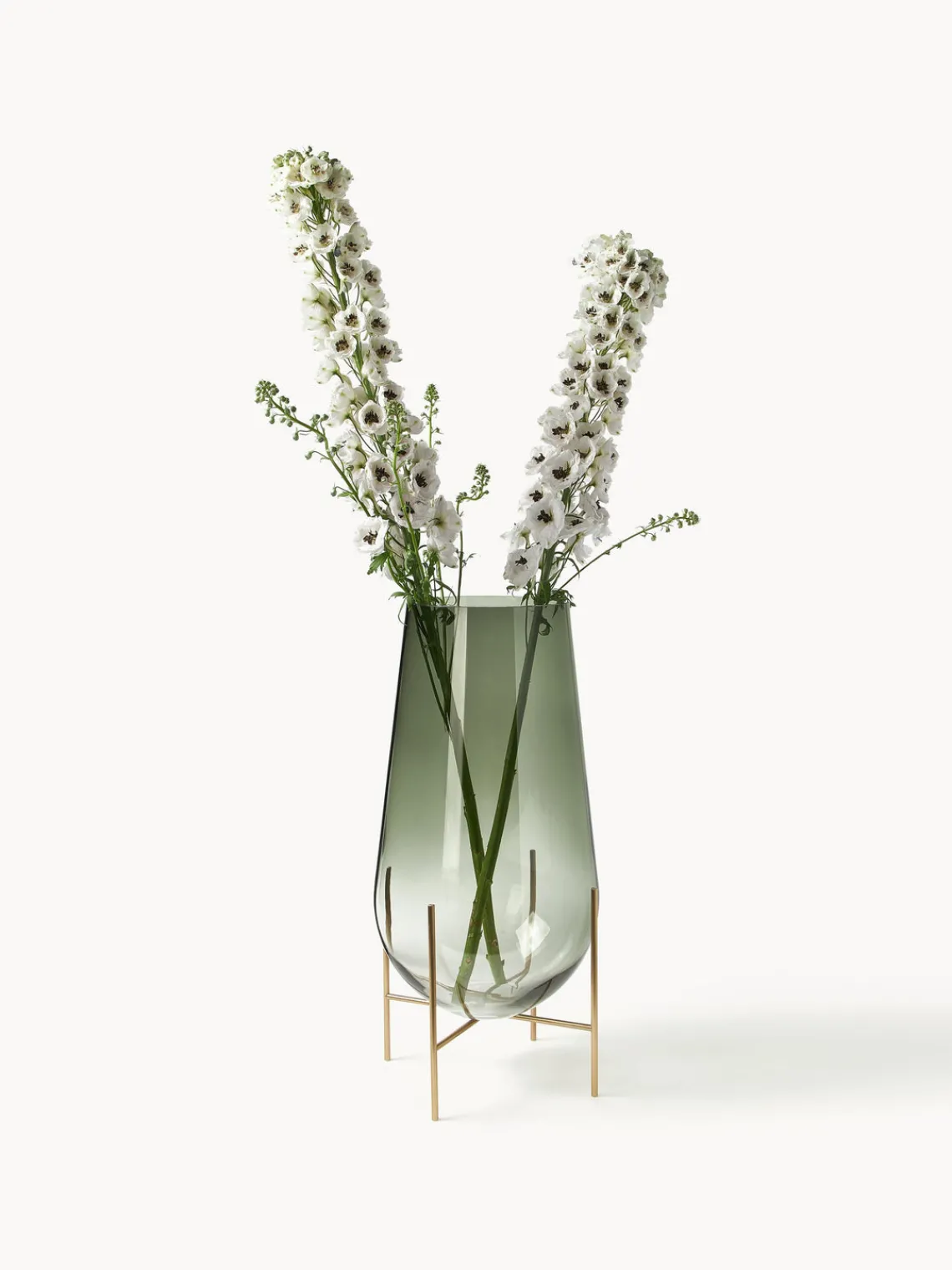 Fashion Audo Copenhagen Vase à poser au sol soufflé bouche Échasse, haut. 60 cm