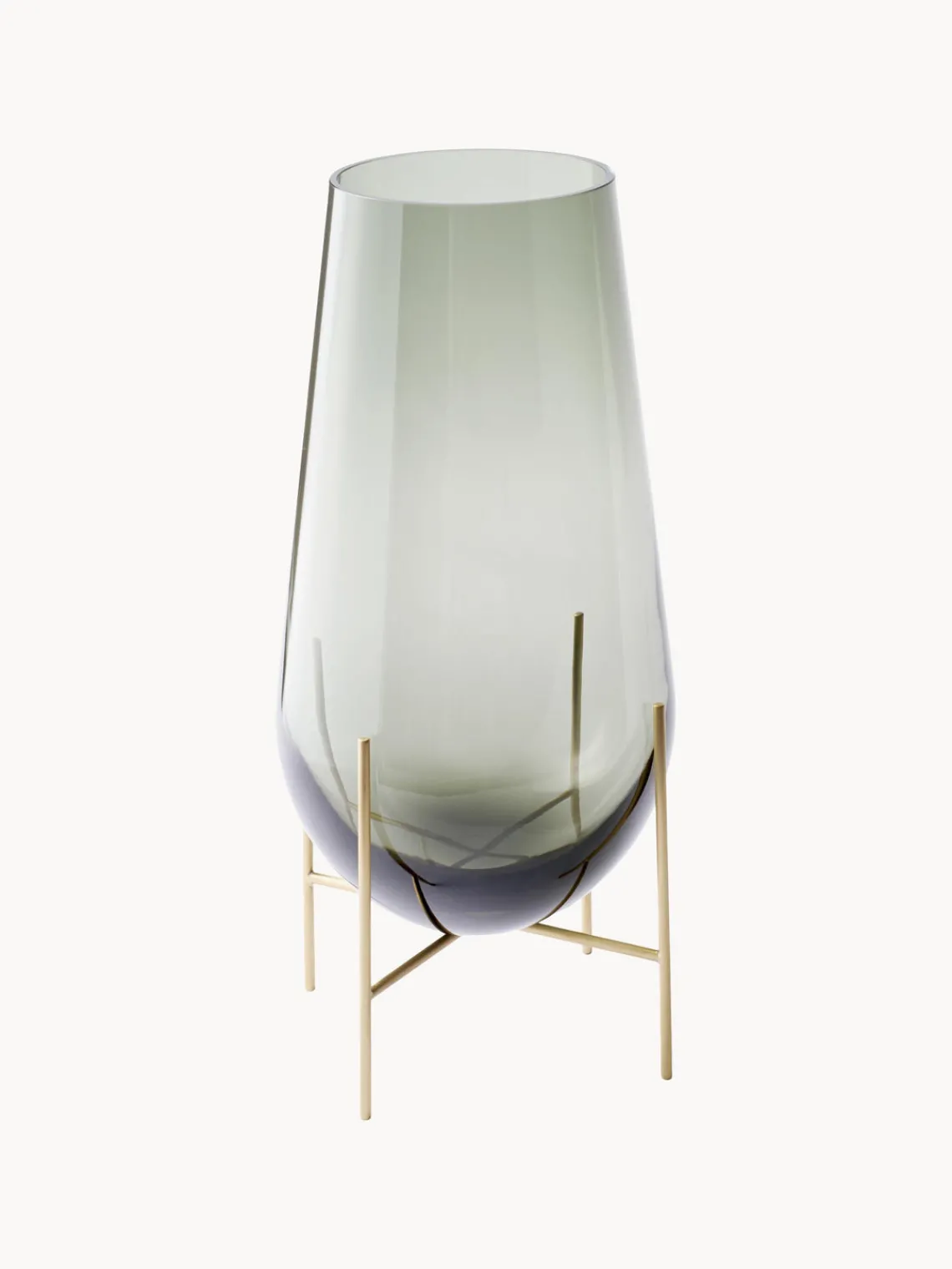 Fashion Audo Copenhagen Vase à poser au sol soufflé bouche Échasse, haut. 28 cm