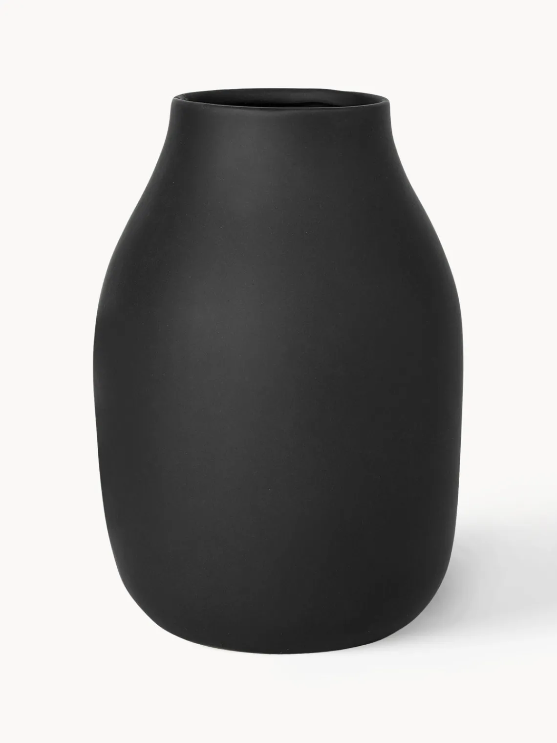 Clearance blomus Vase artisanal Colora, haut. 20 cm Noir