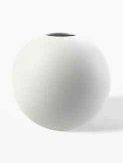 New Cooee Design Vase boule artisanal Ball, Ø 20 cm Blanc cassé
