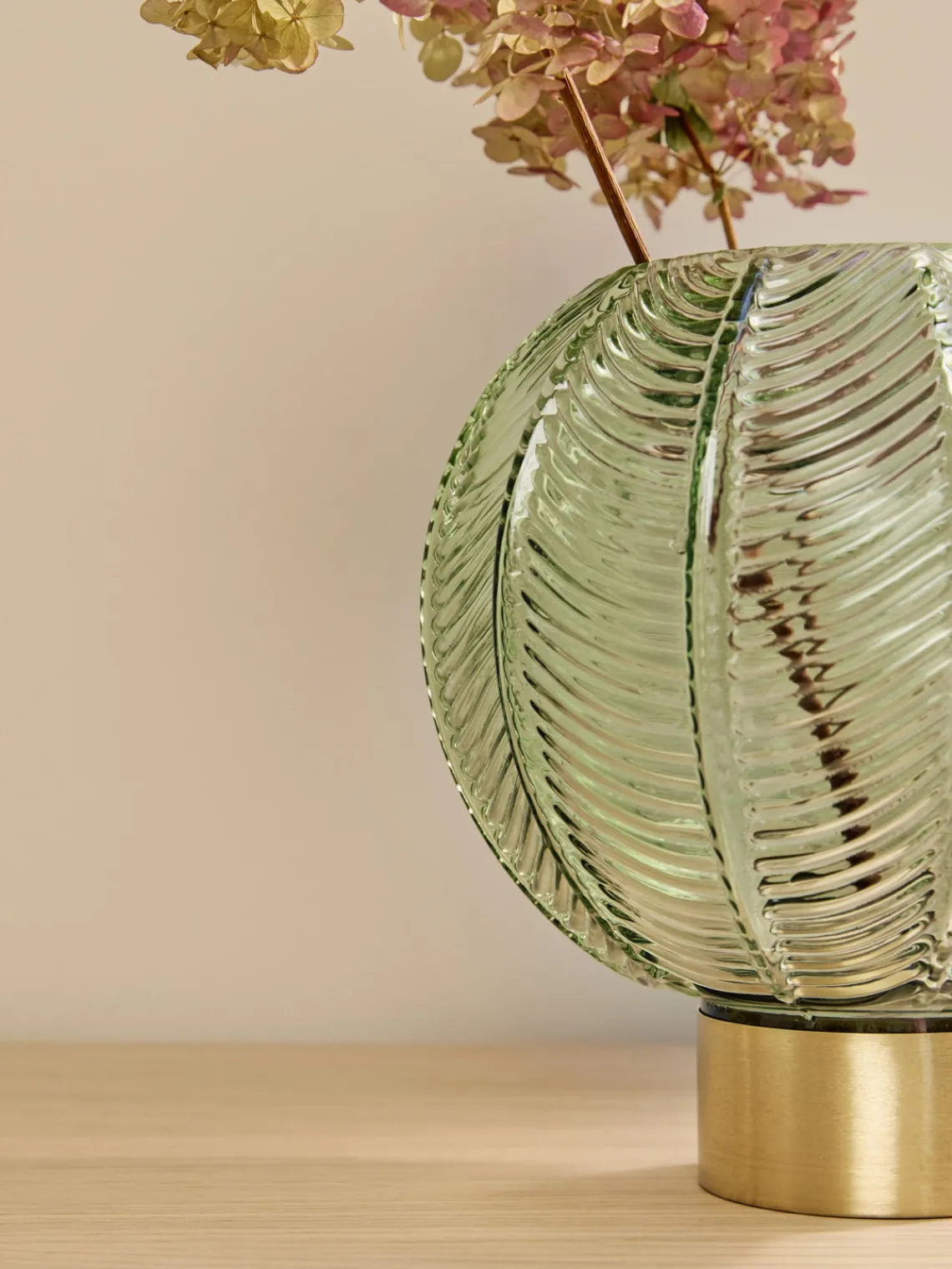 Outlet Bloomingville Vase boule en verre Mickey, haut. 21 cm